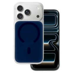 Fényes Magsafe iPhone 14 Pro tok navy tok
