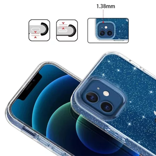 Crystal Glitter tok Samsung Galaxy A57 5G Ezüst