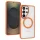 Liavec Soft Case Fémkeret Samsung Galaxy S26 Ultra tok, narancs