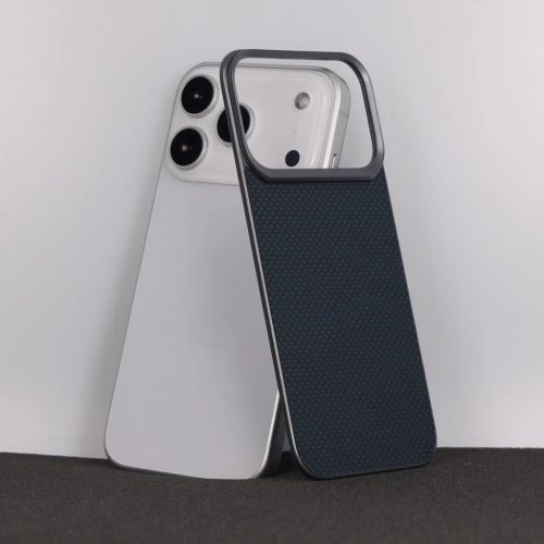Liavec Carbon Layer Magsafe Aramid Fiber tok iPhone 17 Pro Max kék