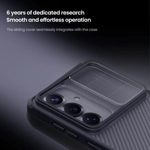 Nillkin CamShield PRO Hard tok Samsung Galaxy S26-hoz Átlátszó Fekete tok
