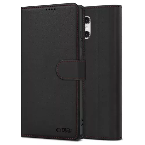 Samsung Galaxy A57 5G Tech-protect Wallet tok Fekete/Piros