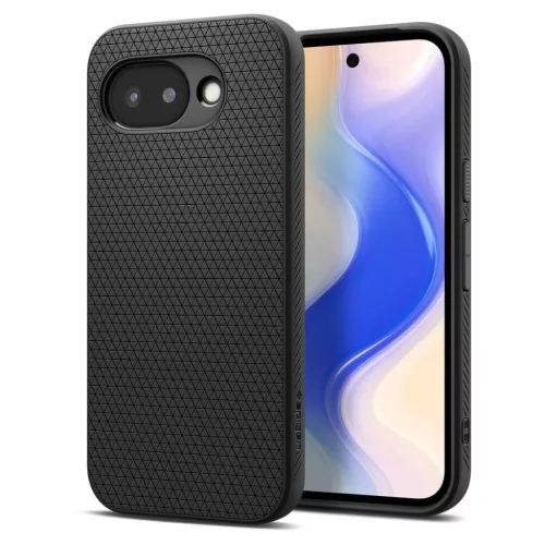 Google Pixel 10a Spigen Liquid Air tok Matte Black / Fekete Matró