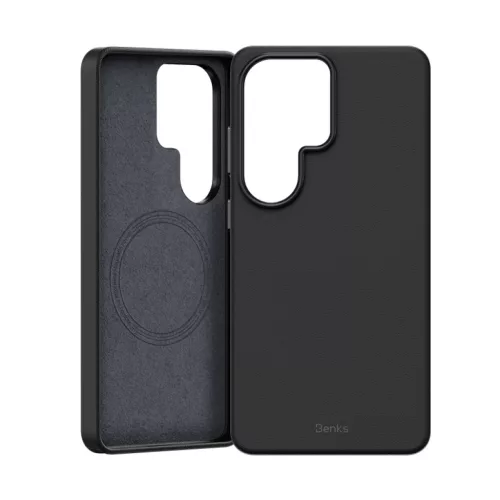 Samsung Galaxy S26 Ultra Fekete Benks Magnetic Vita Pro Szilikon tok (A050)