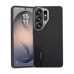  Samsung Galaxy S26 Ultra fekete Benks Montage Magnetic Armor Pro Kevlar Tok Fém Keret 600D+1500D (L050) tok