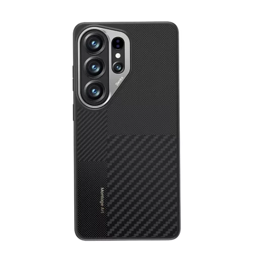 Samsung Galaxy S26 Ultra fekete Benks Montage Magnetic Armor Pro Kevlar Tok Fém Keret 600D+1500D (L050) tok
