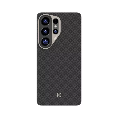 Samsung Galaxy S26 Ultra Fekete Benks Magnetic Armor Air Armor Grid Kevlar Tok Fém Keret 600D (E050)