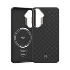 Samsung Galaxy S26 Fekete Benks Magnetic Armor Pro Armor Grid Kevlar Tok Fém Keret 600D (H048) tok