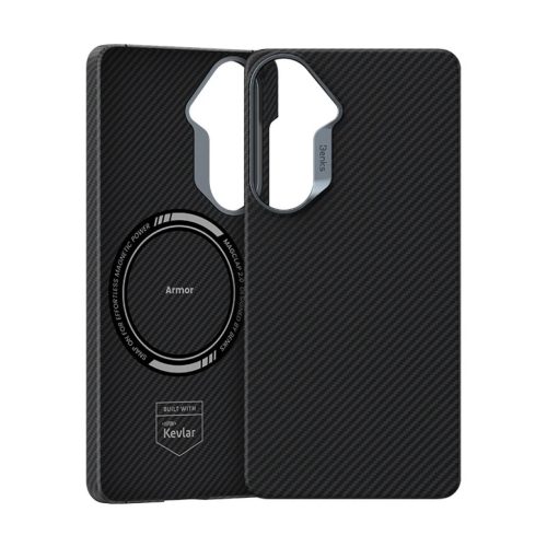 Samsung Galaxy S26 fekete Benks Magnetic Armor Air Kevlar Tok Fémkerettel 600D (J048)