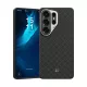 Samsung Galaxy S26 Ultra fekete Benks Magnetic Armor Pro Armor Grid Kevlar Fliptok Metal Frame 600D (H050) tok