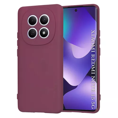 Xiaomi Redmi Note 15 5G / Note 15 4G / Poco M8 5G Plum Red Techsuit - SoftFlex tok