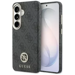   Samsung Galaxy S26 Guess 4G Rhinestone Round Logo MagSafe fekete tok