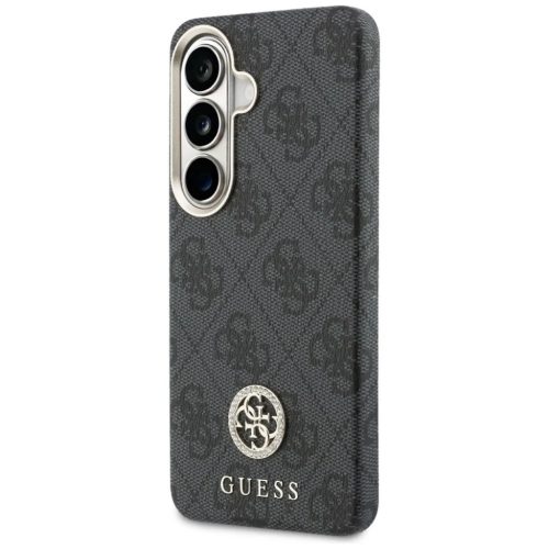 Samsung Galaxy S26 Guess 4G Rhinestone Round Logo MagSafe fekete tok