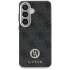 Samsung Galaxy S26 Guess 4G Rhinestone Round Logo MagSafe fekete tok
