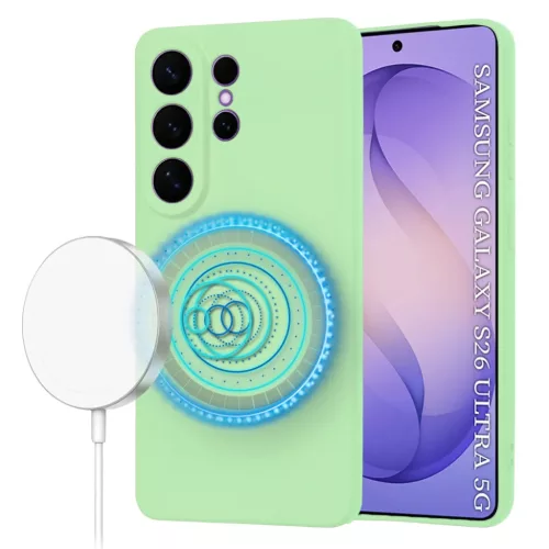 Samsung Galaxy S26 Ultra Techsuit SoftFlex MagSafe Mint Zöld tok