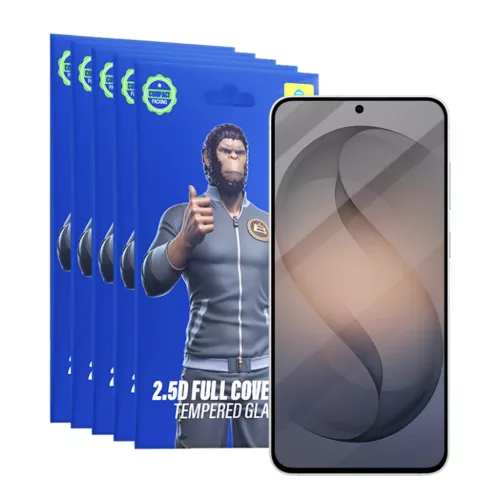 Blueo - 2.5D Silk Full Cover HD Üveg (5 csomag) - Samsung Galaxy S26 - Fekete üvegfólia üvegfólia