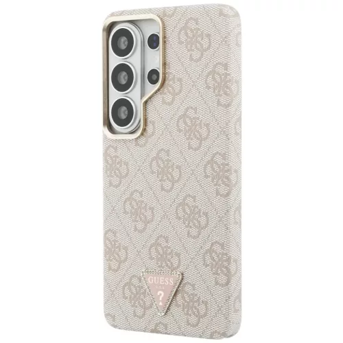 Samsung Galaxy S26 Ultra Guess 4G Triangle Logo MagSafe tok rózsaszín