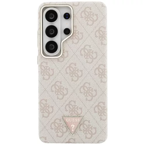 Samsung Galaxy S26 Ultra Guess 4G Triangle Logo MagSafe tok rózsaszín