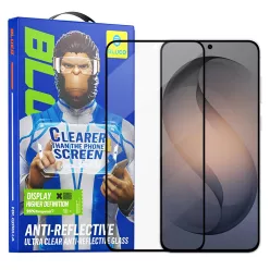   Blueo - Tükröződésmentes HD üveg - Samsung Galaxy S26 - Fekete üvegfólia üvegfólia