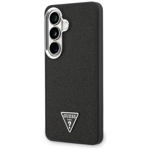 Samsung Galaxy S26 Guess Fixált Csillogó Háromszög Magsafe tok fekete