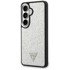 Samsung Galaxy S26 Guess Fixed Glitter Triangle ezüst tok