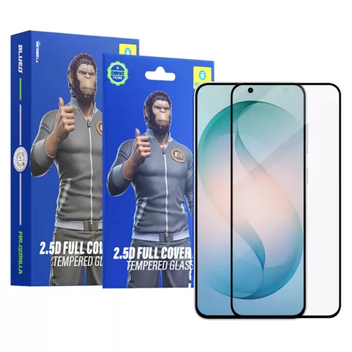 Blueo - 2.5D Silk Teljes Fedésű HD Üveg (5 darabos) - Samsung Galaxy S26 Plus - Fekete - üvegfólia üvegfólia