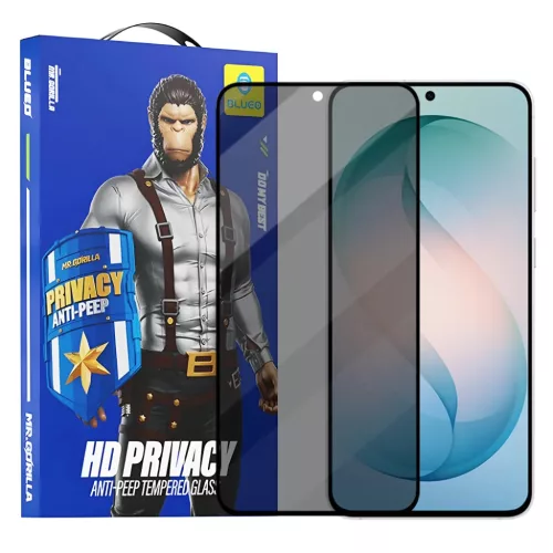 Blueo - Anti-Peep Privacy Glass - Samsung Galaxy S26 Plus - Fekete üvegfólia üvegfólia