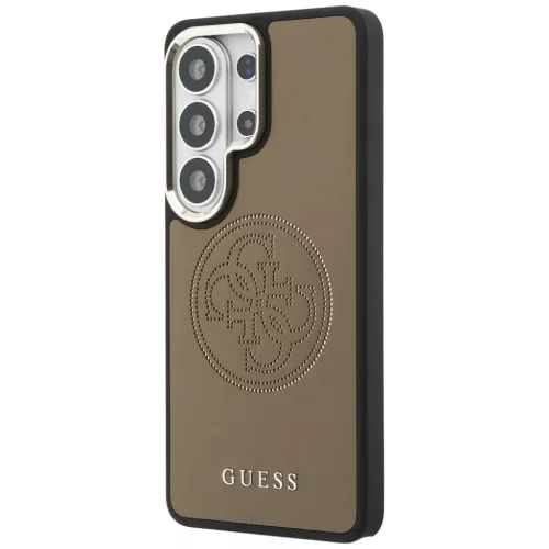 Samsung Galaxy S26 Ultra Guess Perforált Logó MagSafe barna tok