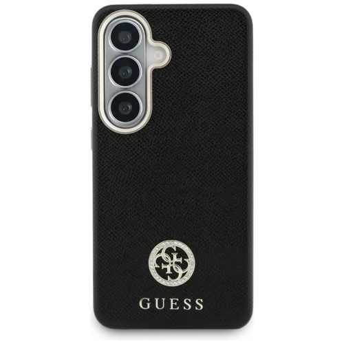 Samsung Galaxy S26 Guess Rhinestone Round Logo MagSafe tok fekete