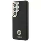 Samsung Galaxy S26 Ultra Guess 4G Strasszköves Kerek Logós MagSafe tok fekete