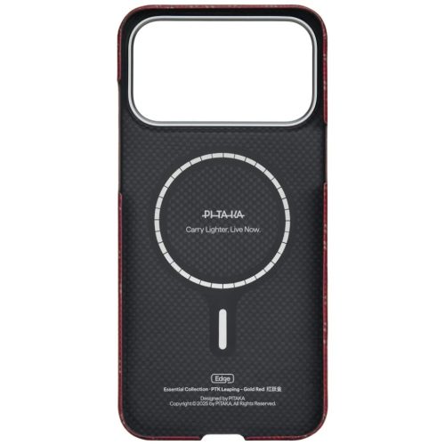iPhone 17 Pro Max PITAKA Ultra-Slim Monogram MagSafe tok arany piros