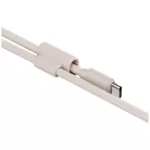 Type-C USB kábel ENERGEA Lasso Lanyard - USB-C 1.5m 240W Homok