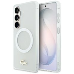   Samsung Galaxy S26 Shockproof Frosted Gold Logo MagSafe tok – fehér