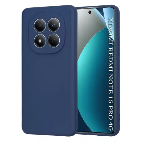 Techsuit - SoftFlex - Xiaomi Redmi Note 15 Pro 4G - Sötétkék tok