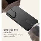 Samsung Galaxy S26 SURITCH Magsafe tok, kihajtható állvánnyal, fekete ütésálló