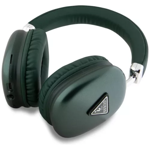 Guess Bluetooth 5.3 4G Triangle Logo fülre helyezhető fejhallgató khaki