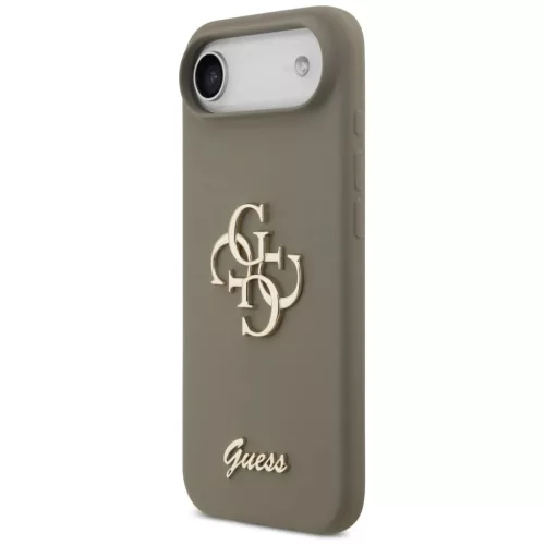 iPhone 17 Air Guess Silicone Big 4G Script barna tok