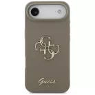 iPhone 17 Air Guess Silicone Big 4G Script barna tok