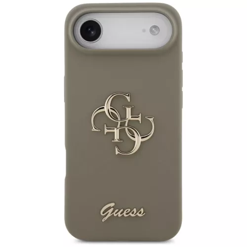 iPhone 17 Air Guess Silicone Big 4G Script barna tok