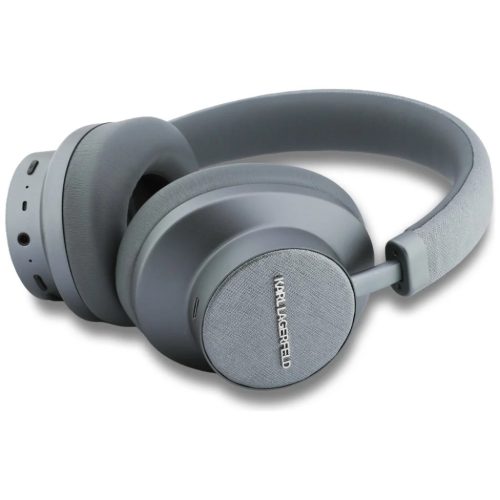Over-Ear Fejhallgató Karl Lagerfeld Saffiano Hosszúkás Bluetooth ANC szürke