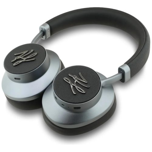 Fejhallgatók Karl Lagerfeld Grained Initials Bluetooth ANC fekete