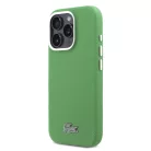 Lacoste PVC Iconic Petit Pique Metal Logo MagSafe tok iPhone 16 Pro Estragon Green tok
