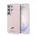 Karl Lagerfeld Grained PU Leather K&CH Heads Mágneses tok Samsung Galaxy S26 Ultra Pink