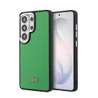 Lacoste Petit Pique Metal Logo Mágneses tok Samsung Galaxy S26 Ultra számára Estragon Zöld