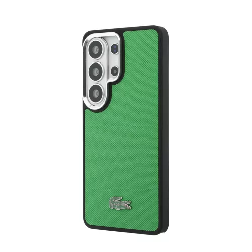 Lacoste Petit Pique Metal Logo Mágneses tok Samsung Galaxy S26 Ultra számára Estragon Zöld