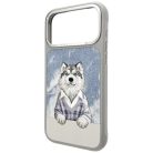 iPhone 17 Pro Max Nimmy Gentle Pets Series Dog tok szürke,