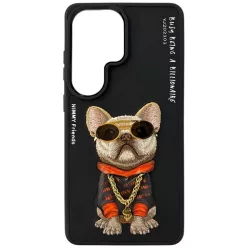   Samsung Galaxy S26 Ultra tok Nimmy Glasses Cool Dog fekete tok