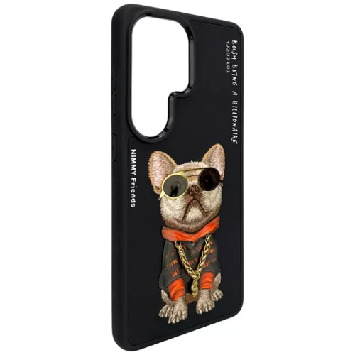 Samsung Galaxy S26 Ultra tok Nimmy Glasses Cool Dog fekete tok