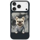 iPhone 17 Pro Max Etui Nimmy Gentle Pets Series Dog tok fekete