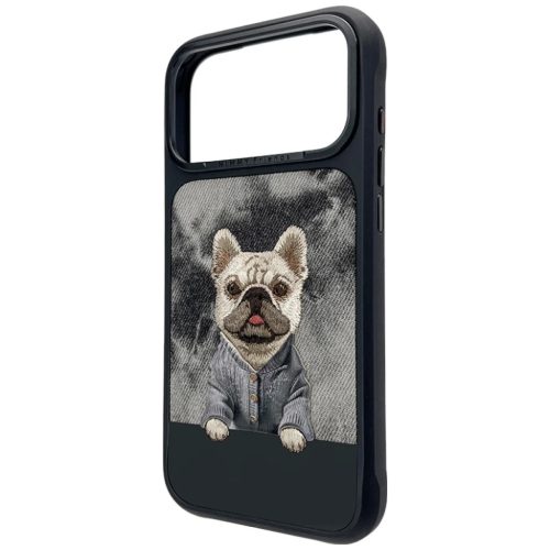 iPhone 17 Pro Max Etui Nimmy Gentle Pets Series Dog tok fekete